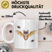 Vampir Fledermaus Halloween Feier Tasse Geschenk Lustige Geschenkidee Spruch Weiß Trendation