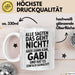 Gabi Tasse Geschenk Alle Sagten Das Geht Nicht Aber Dann Kam Gabi Und Hat Es Einfach Gemacht Geschenkidee Becher mit Name Weiß Trendation