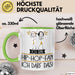 Geschenk für Hip-Hop-Fan Tasse Lustige Geschenkidee Geburtstag Ich Bin Hip-Hop-Fan Ich Darf Das Grün Trendation