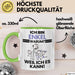 Enkel Geschenk Tasse Lustiger Spruch Ich Bin Enkel Warum Weil Ich Es Kann Geschenkidee Bester Enkel Geburtstag Kaffee-Becher Grün Trendation