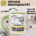 Wildtierfotograf Geschenk Tasse So Gut Kann Nur Ein Wildtierfotograf Aussehen Geschenkidee Kaffee-Becher Grün Trendation