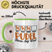 Pudel Hören Aufs Wort Tasse Geschenk Pudel Besitzer Mama Becher Grün Trendation