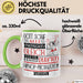 Hiphop-Produzentin Geschenk Becher Tasse Gott Schuf Alle Menschen Gleich Nur Die Besten Durfeten Hiphop-Produzentin Werden Geschenkidee Lustig Grün Trendation