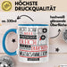 Musiksammlerin Geschenk Becher Tasse Gott Schuf Alle Menschen Gleich Nur Die Besten Durfeten Musiksammlerin Werden Geschenkidee Lustig Blau Trendation