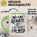 Renate Tasse Geschenk Wo Eine Renate Ist Ist Auch Ein Weg Geschenkidee Becher mit Name Grün Trendation