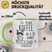 Humor Tasse Pflege Krankenschwester Büro Kaffee An Und Du Kannst Pflegegrad 4 Beantragen Lustig Kaffee-Becher Grün Trendation