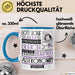 Astronomin Geschenk Becher Tasse Gott Schuf Alle Menschen Gleich Nur Die Besten Durfeten Astronomin Werden Geschenkidee Lustig Blau Trendation