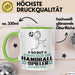 Handballspieler Geschenk Tasse So Gut Kann Nur Ein Handballspieler Aussehen Geschenkidee Kaffee-Becher Grün Trendation