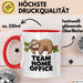 Bürokollege Faultier Tasse Geschenk Lustige Geschenkidee Team Home Office Rot Trendation