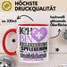 Heilerziehungspflegerin Ausbildung Start Geschenk Tasse Ich Bin Heilerziehungspflegerin In Der Ausbildung Ich Darf Das Kaffee-Becher Geschenkidee Rot Trendation