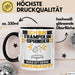 Trampolinspringer Tasse Geschenk für Trampolinspringer Geburtstag Lustiger Spruch Kaffee-Becher Was Ist Deine Superkraft Schwarz Trendation