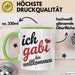 Gabi Tasse Geschenk Ich Bin Vollkommen Gabi Geschenkidee Geburtstag Grün Trendation
