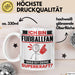 Fußballfan Tasse Geschenk für Fußballfan Geburtstag Lustiger Spruch Kaffee-Becher Was Ist Deine Superkraft Weiß Trendation