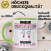 Karatesportlerin Tasse Geschenk Ich Bin Karatesportlerin Warum Weil Ich Es Kann Geschenkidee Geburtstag Grün Trendation