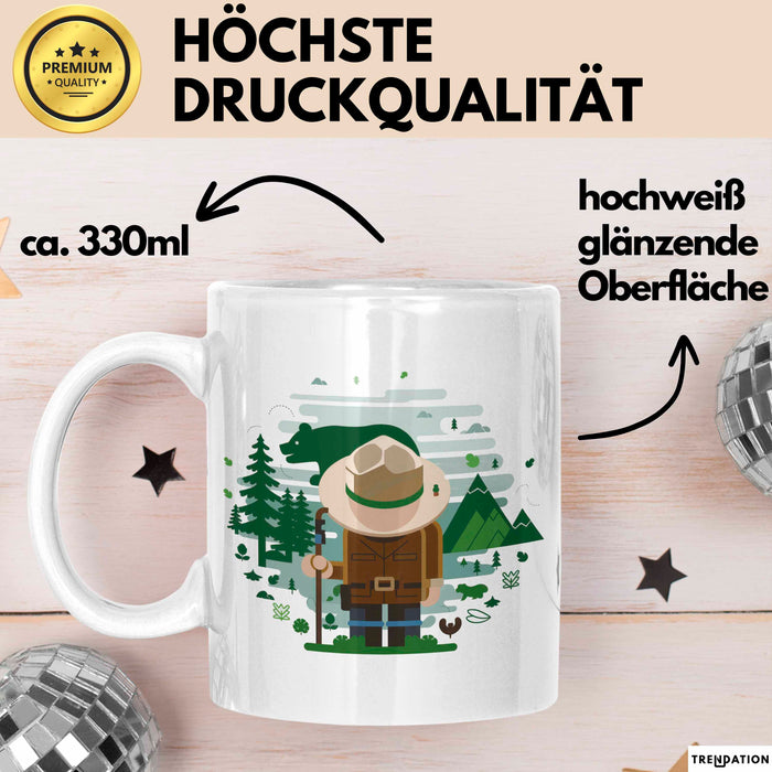 Park Ranger Tasse Geschenk Lustige Geschenkidee Spruch Für Natur Schützer Weiß Trendation