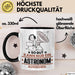 Astronom Geschenk Tasse So Gut Kann Nur Ein Astronom Aussehen Geschenkidee Kaffee-Becher Schwarz Trendation