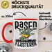 Gärtner Tasse Geschenk für Hobbygärtner Landschaftsgärtner Männer Geschenkidee Rasenflüsterer Gartenarbeit Kaffee-Becher Rot Trendation