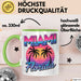 Miami Florida USA Tasse Geschenk Lustige Geschenkidee Spruch Grün Trendation
