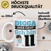 Digga Ich Bin 11 Tasse Jungs Geschenk 11. Geburtstag Lustig Weiß Trendation