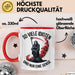 Sensenmann Tasse Geschenk Lustige Geschenkidee Spruch So Viele Idioten Und Nur Eine Sense Rot Trendation