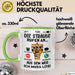 Strauß Liebhaber Tasse Geschenk Die Sträße Rufen An Geschenkidee Becher Grün Trendation