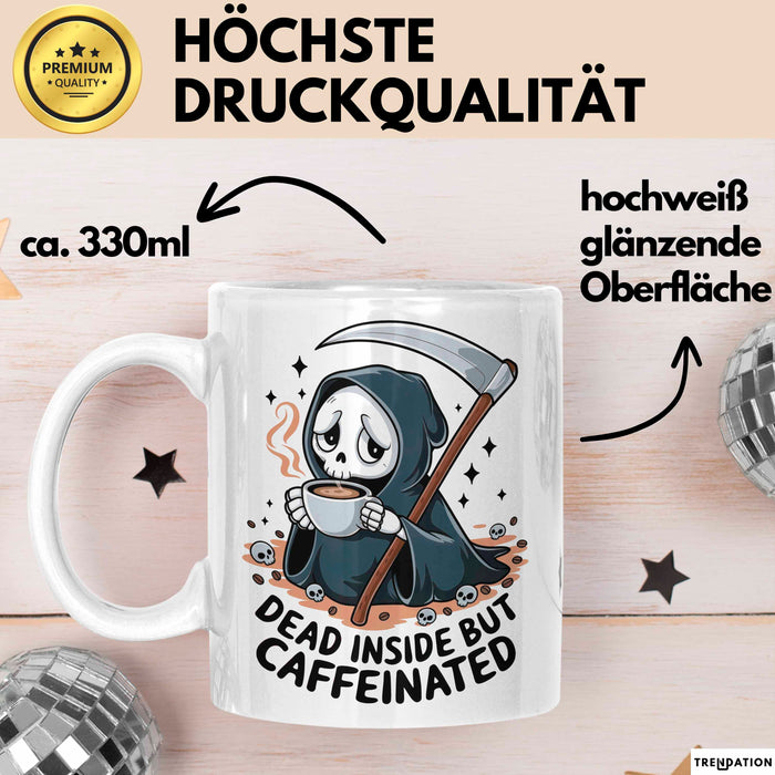 Dark Humor Fan Tasse Geschenk Lustige Geschenkidee Spruch Für Sarkasmus Liebhaber Weiß Trendation