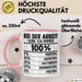 Kollegen Tasse Geschenk Bei Der Arbeit Gebe Ich Immer 100 Prozent Montag Dienstag Kaffee-Becher Rosa Trendation