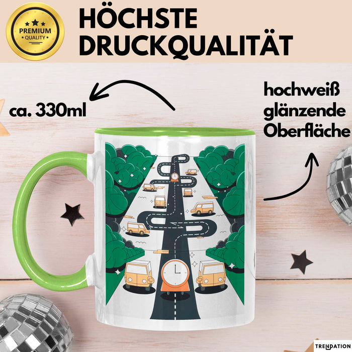 Logistik Manager Tasse Geschenk Lustige Geschenkidee Spruch Für Operations Planer Grün Trendation