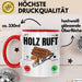 Holzarbeiter Schreiner Tischler Geschenk Tasse Holz Ruft An Holzarbeit Waldarbeiter Kaffee-Becher Rot Trendation