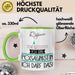 Geschenk für Posaunistin Tasse Lustige Geschenkidee Geburtstag Ich Bin Posaunistin Ich Darf Das Grün Trendation