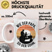 Papa Vatertag Vater Sohn Tasse Becher Geschenk Lustige Geschenkidee Spruch Wie Der Papa So Der Sohn Weiß Trendation