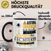 Fechterin Tasse Geschenk Lustiger Spruch Bitte Erheben Sie Sich Seine Majestät Die Fechterin Betritt Den Raum Schwarz Trendation