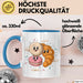 Bäcker Gebäck Tasse Geschenk Lustige Geschenkidee Spruch Für Gebäck Liebhaber Blau Trendation
