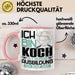 Koch Ausbildung Tasse Geschenk Ich Bin Koch In Der Ausbildung Ich Darf Das Geschenkidee Spruch Rosa Trendation