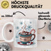 Winterzeit Tasse Geschenkidee für Schneeliebhaber Weiß Trendation