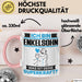 Enkelsohn Tasse Geschenk für Enkelsohn Geburtstag Lustiger Spruch Kaffee-Becher Was Ist Deine Superkraft Rosa Trendation