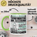 Tierheimunterstützer Geschenk Kaffee-Tasse Geschenkidee für Tierheimunterstützer Ich Bin Tierheimunterstützer Ich Kann Es Dir Erklären Jedoch Nicht Für Dich Verstehen Spruch Lustig Grün Trendation
