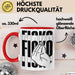 Italiener Geschenk Tasse Ficko Italienische Handbewegeung Kaffee-Becher Rot Trendation