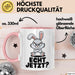 Sarkastische Kaninchen Hase Tasse Geschenk Lustige Geschenkidee Spruch Echt Jetzt Trendation