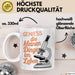 Biologielehrer Unterricht Tasse Geschenk Lustige Geschenkidee Spruch Genieß Die Kleinen Dinge Im Leben Weiß Trendation