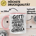 Gundula Tasse Geschenk Gott Formte Die Perfekte Frau Gundula Geschenkidee Rosa Trendation