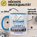 Kajakfahrer Geschenk Tasse So Gut Kann Nur Ein Kajakfahrer Aussehen Geschenkidee Kaffee-Becher Blau Trendation