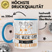 Live-Musik-Fan Geschenk Tasse Becher Die Frau Die Allen Kann Geschenkidee für eine Live-Musik-Fan Lustig Blau Trendation