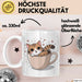 Katzenbesitzer Tasse Geschenk Lustige Geschenkidee Spruch Für Katzen Eltern Weiß Trendation