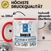 Geschenk für Aquarium-Hobbyistin Tasse Lustige Geschenkidee Geburtstag Ich Bin Aquarium-Hobbyistin Ich Darf Das Rot Trendation