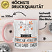 Geschenk für Parkour-Athletin Tasse Lustige Geschenkidee Geburtstag Ich Bin Parkour-Athletin Ich Darf Das Rosa Trendation