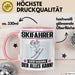 Skifahrer Tasse Geschenk für Skifahrer Der Mann Der Alles Kann Geschenkidee zum Geburtstag Rosa Trendation