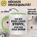 Steffi Tasse Ich Bin Diese Coole Steffi, Von Der Alle Reden Geschenk Grün Trendation