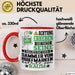 SammlervonBriefmarken Geschenk Tasse Lustiger Spruch Erheben Sie Sich Der SammlervonBriefmarken Betritt den Raum Rot Trendation