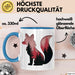 Fuchs Tierliebhaber Tasse Geschenk Lustige Geschenkidee Spruch Blau Trendation